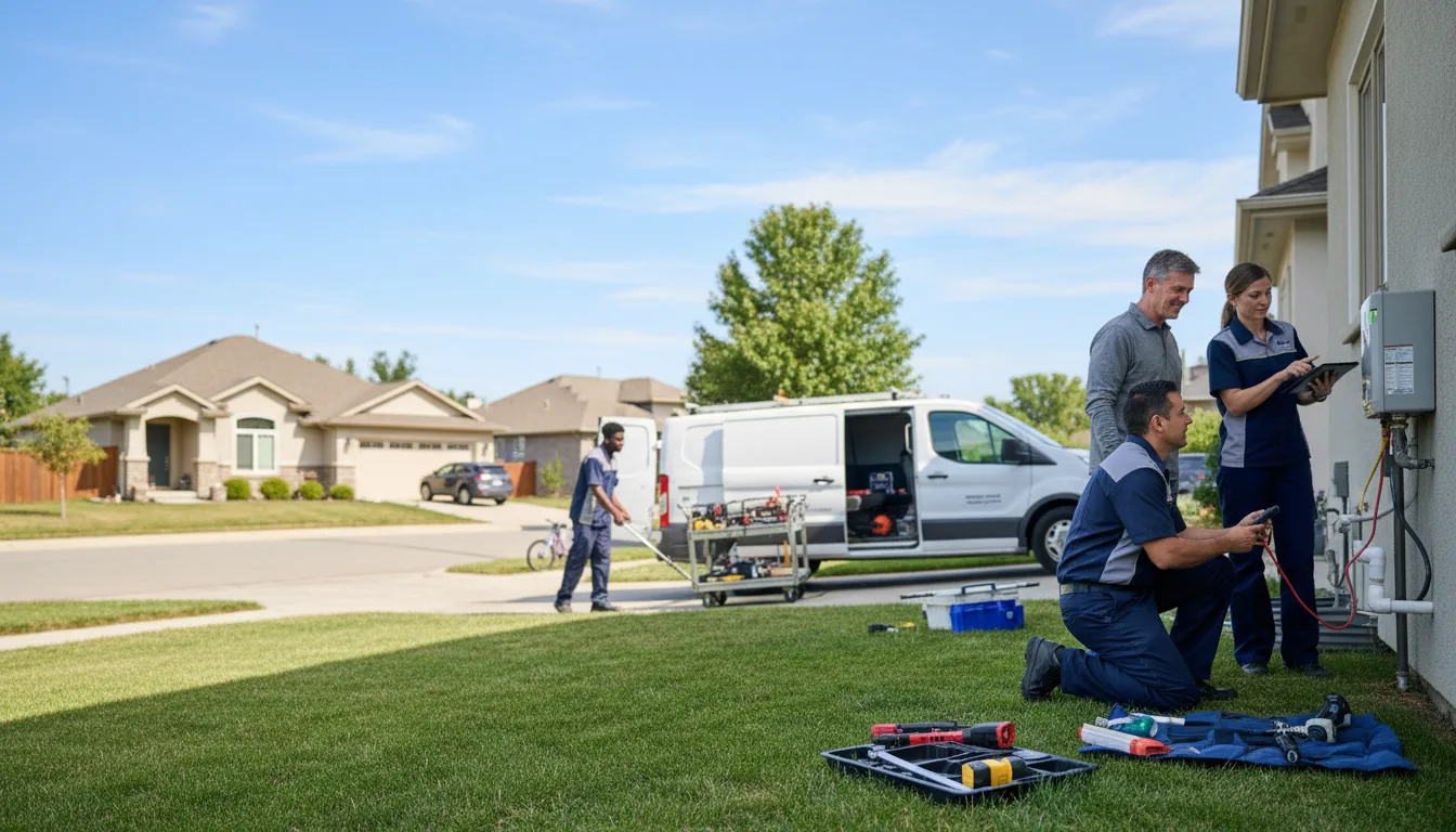 Tankless water heater service in Waynesville, OH